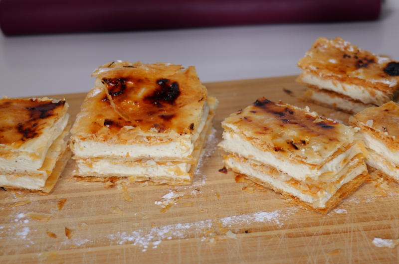 Blätterteig Cremeschnitte